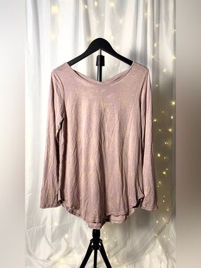 Ella Mara Mauve Cross Back Top — Available in Medium & Large